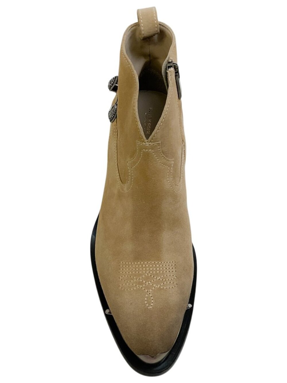 Golden Goose Deluxe Brand Tan Suede Patty Western Ankle Booties - Picture 4 of 9